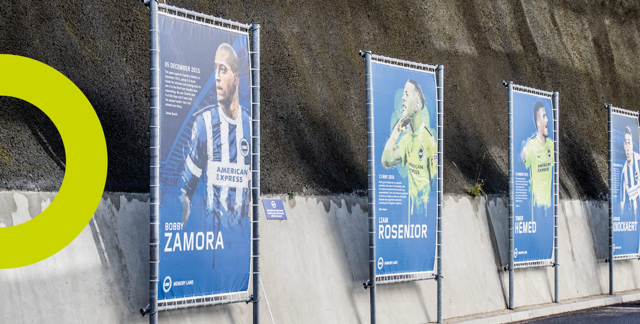 BHAFC Banners for Memory Lane