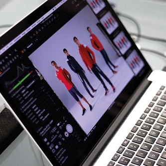 A close up photograph of a image on a MacBook screen