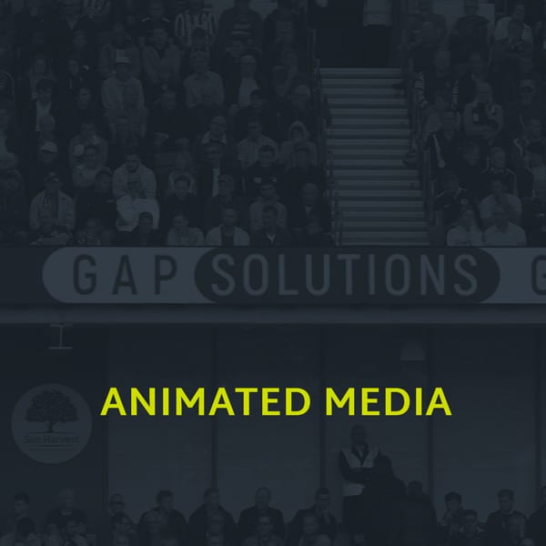 A image showing the animated media section of our portfolio