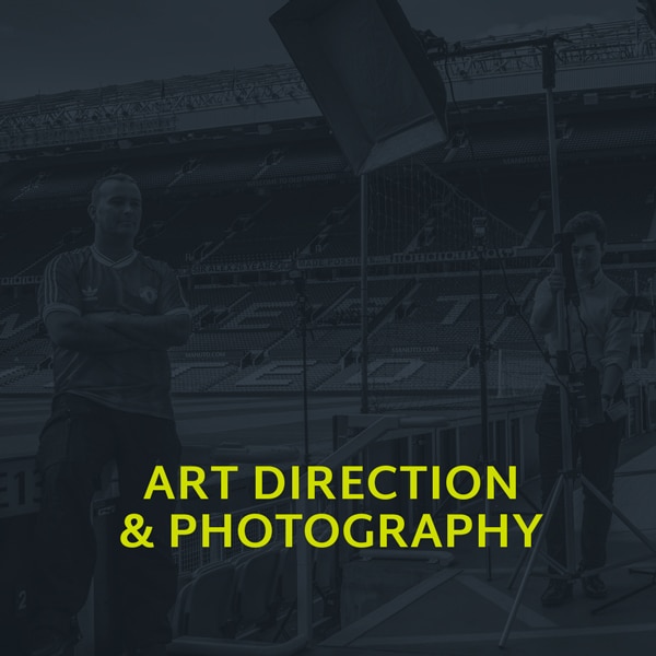 A image showing the art direction & photography section of our portfolio